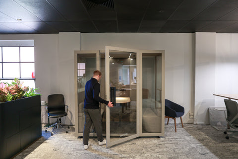 TUESDAY+ Acoustic Booth | Compact, Sustainable Focus Pod