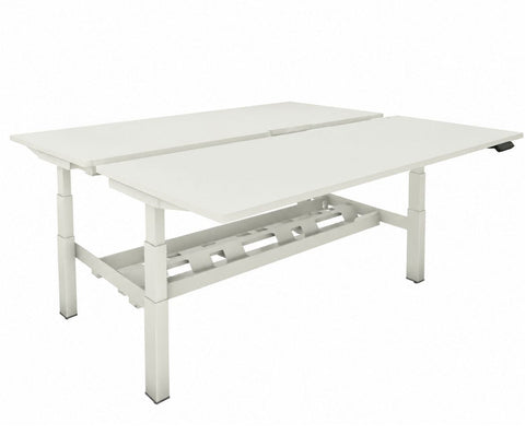 Freedom Back-to-Back Height Adjustable Workstation | Shared Bench Desking