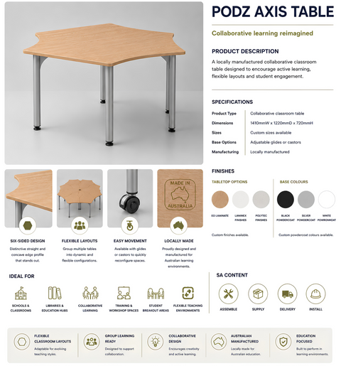 Podz Axis Table