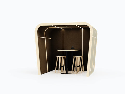 Retreat 2.2 Open Acoustic Office Pod