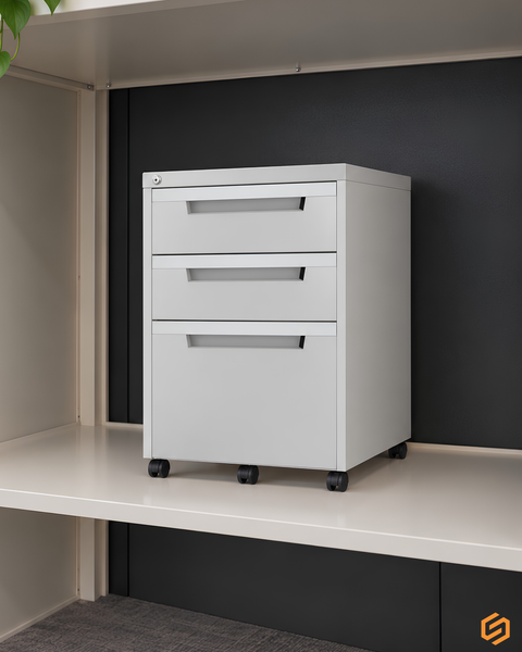 Classic Mobile Pedestal | Configurable Drawer Storage