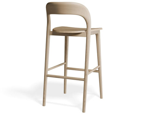 Mia Timber Stool | Natural Ash Bar Stool for Adelaide Offices, Cafes and Education Spaces