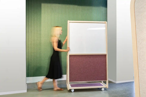 ETCH Mobile Whiteboard and Pinboard | Flexible Biophilic Furniture System for Adelaide Workplaces