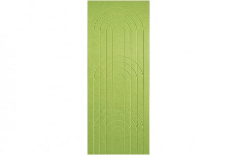 A sample of ECHOPANEL Empire Wall Panels showing a detailed pattern with arches and vertical linework in splice color.