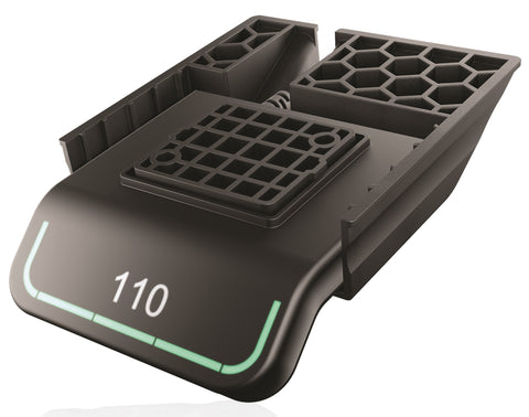Close-up of LINAK® memory control desk panel