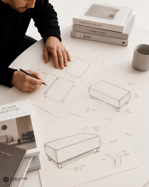 Laygo Straight Modular Ottoman