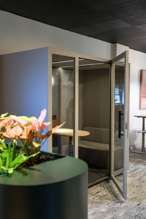 TUESDAY+ Acoustic Booth | Compact, Sustainable Focus Pod