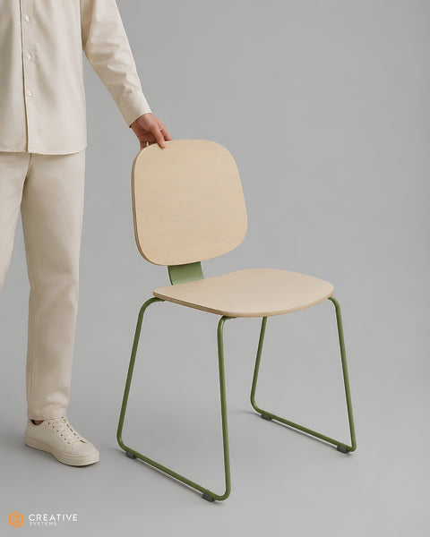 Loop Sled Metal Chair | Sled Base Seating