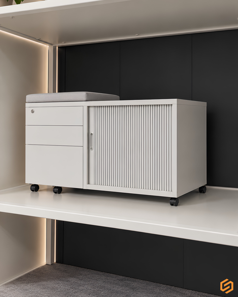 Trimline Mobile Caddy | Under Desk Storage Unit
