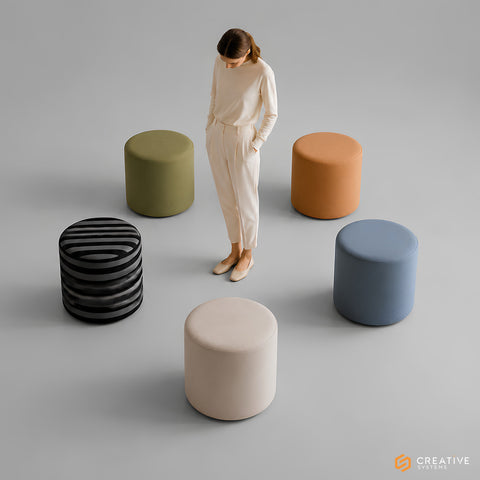 Round Ottoman | Breakout Seating