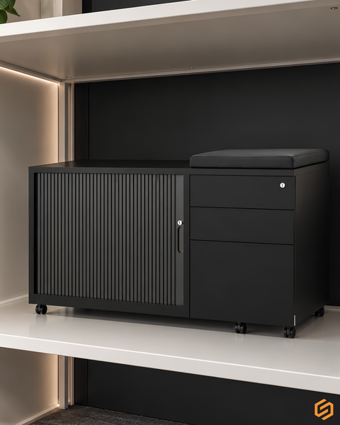 Trimline Mobile Caddy | Under Desk Storage Unit