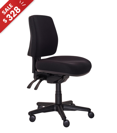 Buro Roma Mid Back | 3 Lever Task Chair | ON SALE