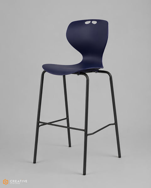 Roswell Stool | Flexing Shell Stool for Bar Height Seating