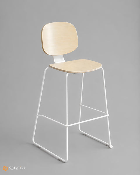 Loop Sled base Bar Stool | Counter Height Seating