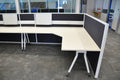 Modern office desk setup with Aero 55 Screen System