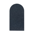 An arched pinboard in navy color
