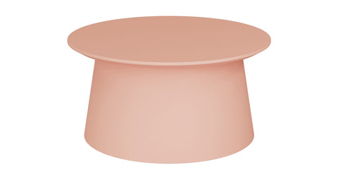 ink Bobbi coffee table with soft curves and painted MDF top, playful design for modern interiors.