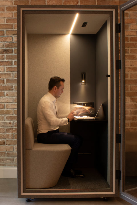 TUESDAY Acoustic Booth | Compact, Affordable Soundproof Pod for Adelaide Offices