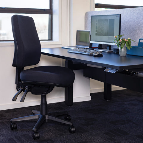Buro Roma High Back | 3 Lever Task Chair with Seat Slide