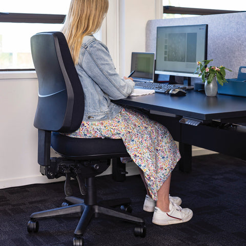 Buro Roma High Back | 3 Lever Task Chair with Seat Slide