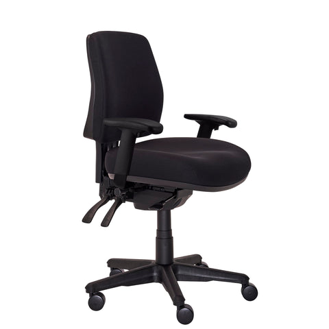 Buro Roma Mid Back | 3 Lever Task Chair with Seat Slide