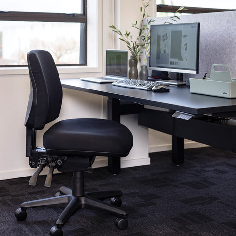 Buro Roma Mid Back | 3 Lever Task Chair with Seat Slide