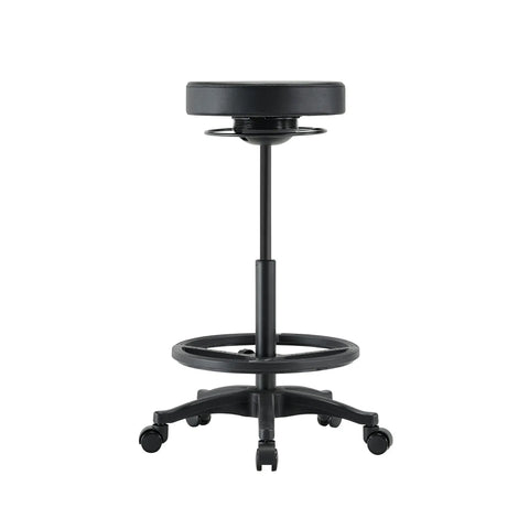 Buro Polo drafting stool with 360 seat tilt, height adjustable gas lift, foot ring, and active sitting design for workplaces