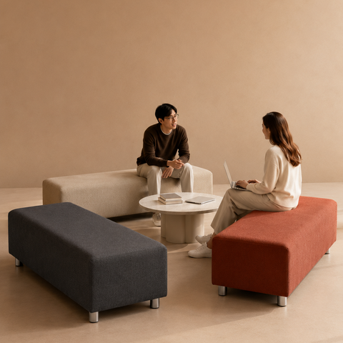 Laygo Straight Ottoman | Modular Seating