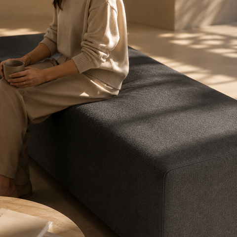 Laygo Straight Ottoman | Modular Seating