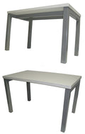 Custom Modular Frame System with various leg profiles, finishes, and top sizes.