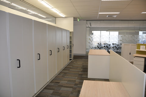 Ezi-Slide Aisle Saver Compactus Storage Systems
