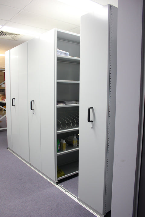 Ezi-Slide Aisle Saver Compactus Storage Systems