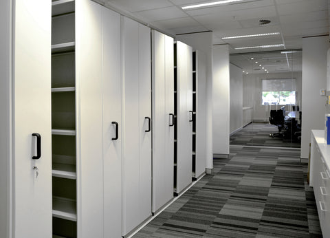 Ezi-Slide Aisle Saver Compactus Storage Systems