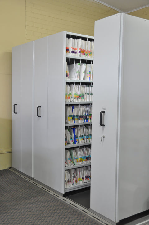 Ezi-Slide Aisle Saver Compactus Storage Systems