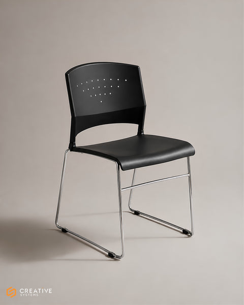 Swiss Chair | Sled Base Stacking Chair