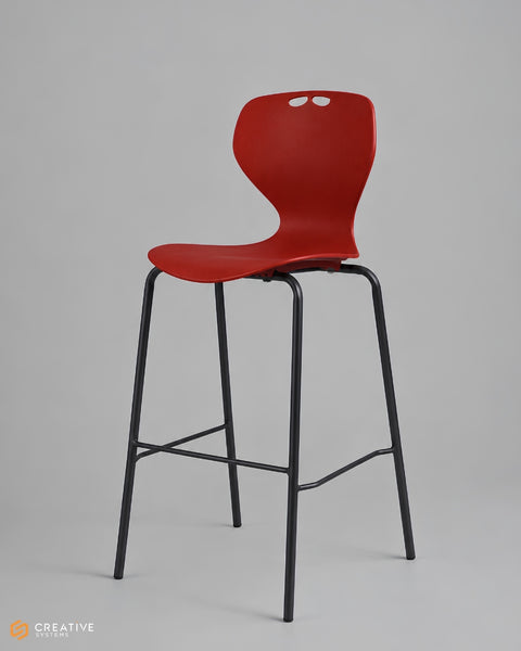 Roswell Stool | Flexing Shell Stool for Bar Height Seating