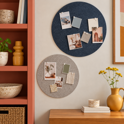 Round Pinboards | Recycled PET Felt Wall Pinboards