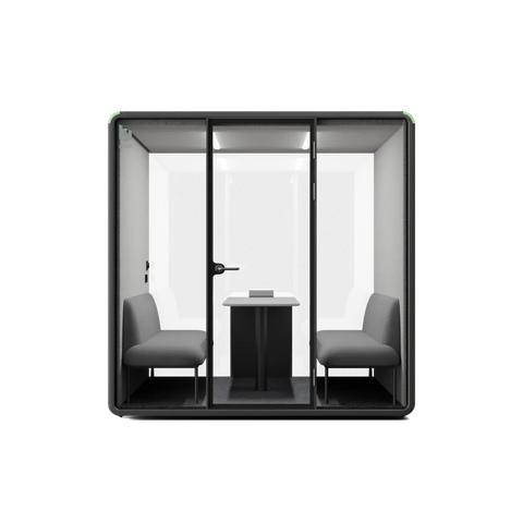 Bureau Team Acoustic Booth | Fully Equipped 6 Person Meeting Pod
