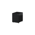 Black Trimline Mobile Pedestal with three drawers, lockable castors and key lock
