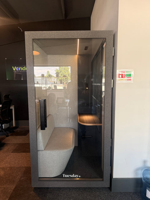 TUESDAY Acoustic Booth | Compact, Affordable Soundproof Pod for Adelaide Offices