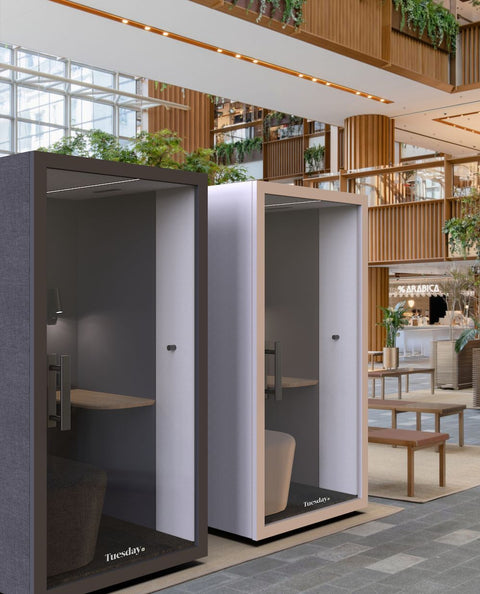 TUESDAY Acoustic Booth | Compact, Affordable Soundproof Pod for Adelaide Offices