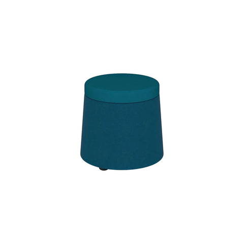 Robot 500 ottoman with a sleek square design, upholstered in custom fabric, featuring FSC-certified timber and high-density antimicrobial, ideal for schools, offices, and breakout areas.