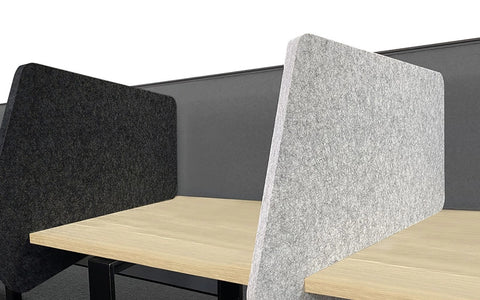 CS Slide On Acoustic Desk Dividers