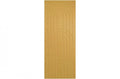 A sample of ECHOPANEL Empire Wall Panels showing a detailed pattern with arches and vertical linework in ochre color.