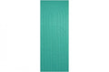 A sample of ECHOPANEL Empire Wall Panels showing a detailed pattern with arches and vertical linework in viridian green color.