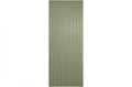 A sample of ECHOPANEL Empire Wall Panels showing a detailed pattern with arches and vertical linework in sage color.
