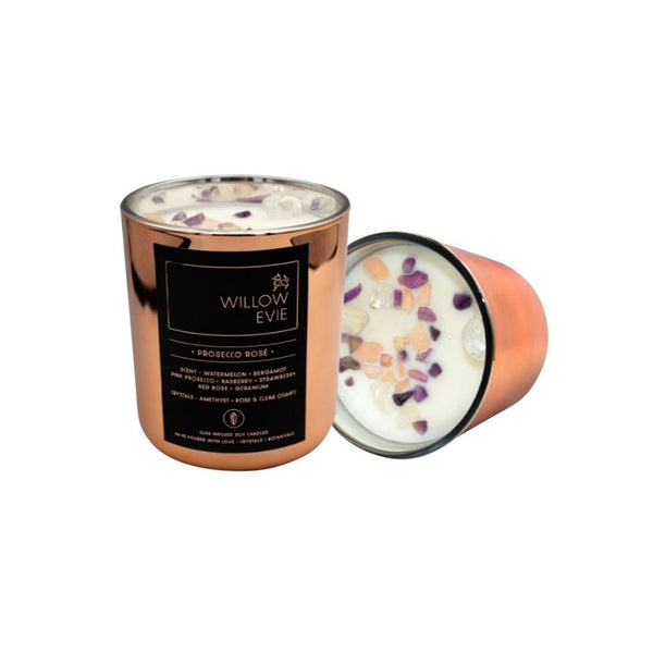 Willow Evie Prosecco Rose Candle