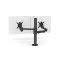 double monitor arm in black