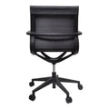 Buro Diablo Executive Chair with Charcoal Fabric Mesh, adjustable height, back view