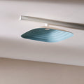 Ceiling installation of Fuji Roku square dual color acoustic tiles 